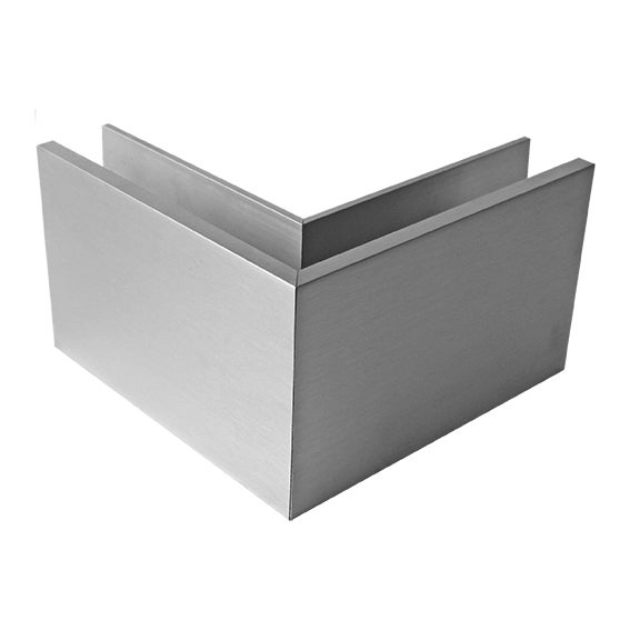 90° skarv, toppmonterad ytterhörn