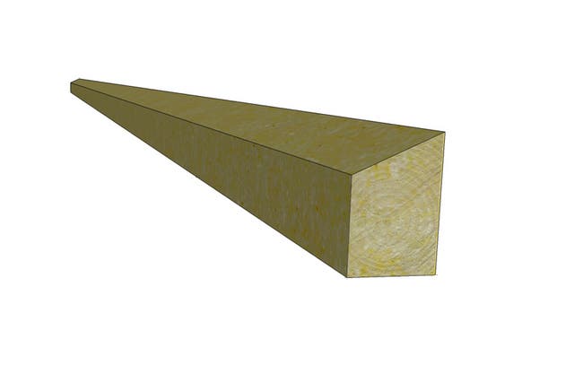 Staketregel ob.4000x70x45 - 1st