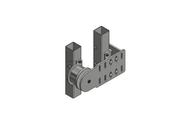 Magnetlås dubbelgrind