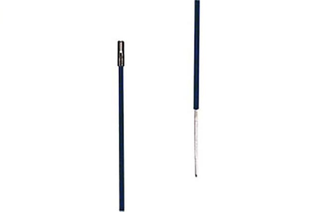 PVC plaststolpe 0,5 m, svart 10-pack