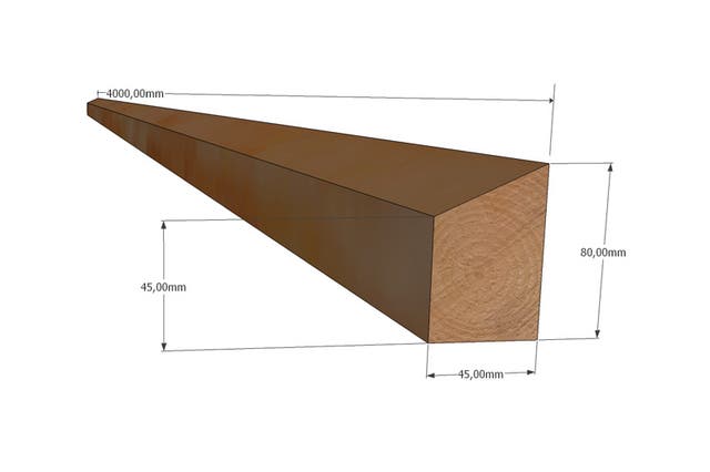 Staketregel imp.4000x70x45 - 1st