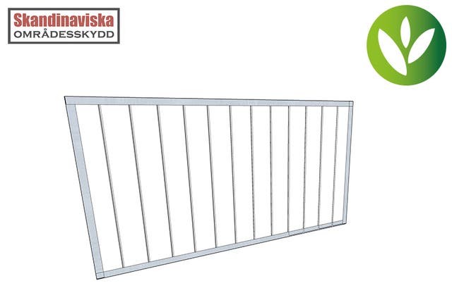 Ekerum, låg/stående - VIT