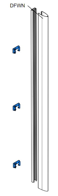 Plastfäste Came klämskydd