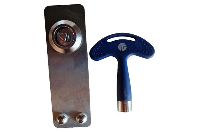 Frikopplingcylinder Luxe trekantsnyckel