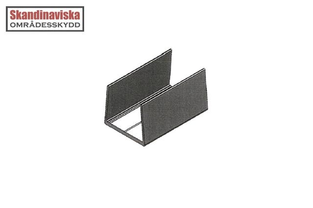 U-list Alu. 25-29mm / 1000mm