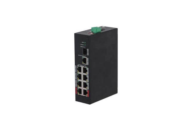 PoE switch 8-portar