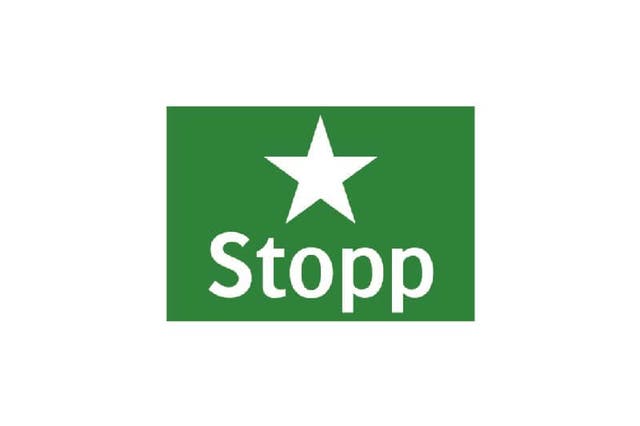 Stoppskylt