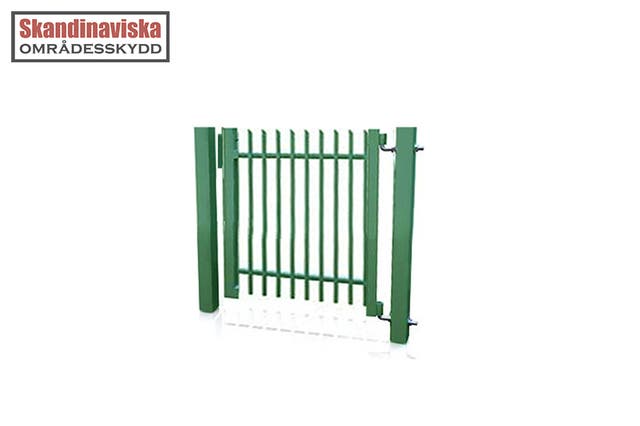 Enkel palissadgrind med rak topp MG