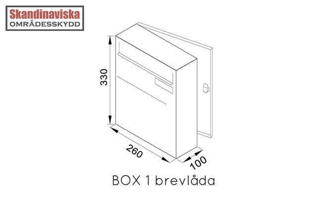 Brevlåda - box 1
