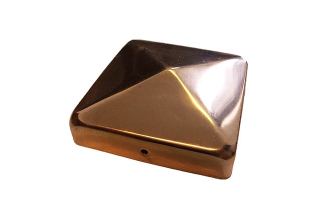 Stolphatt Pyramid Koppar 71x71