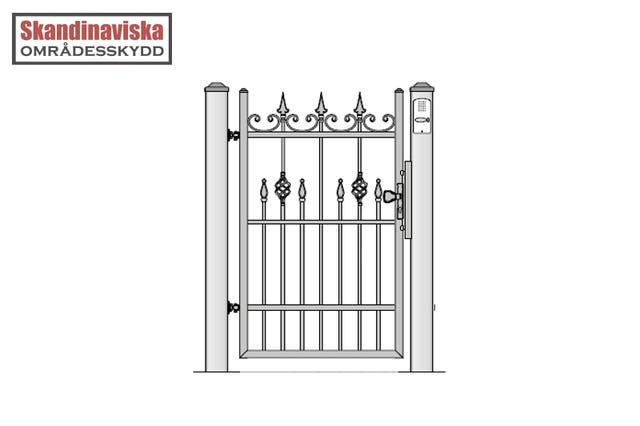 Smidesgrind enkel AW10.33 - 1000x1000mm