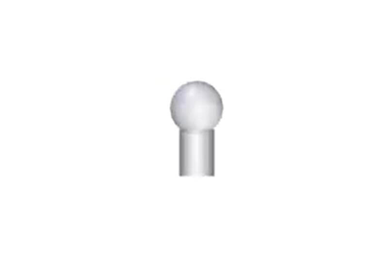 Lock med kula till räcke enkel