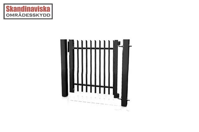 Enkel palissadgrind med spetsig topp SV