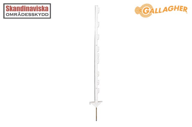 Vario plaststolpe, vit 10 st