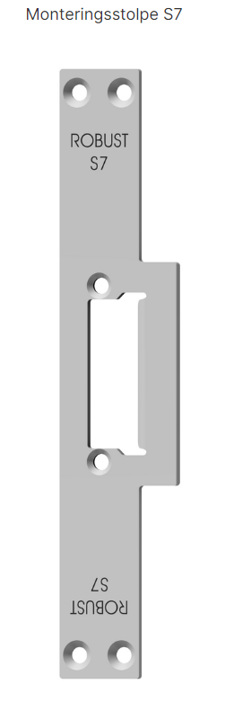 Monteringsstolpe Robust S7