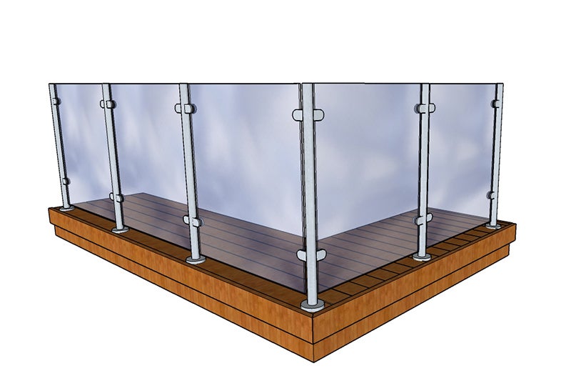 Glasräcke löpmeter