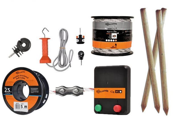 Stängselpaket för häst - rep 100m